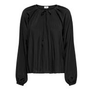 Chemisier Plisser Noir Femme JDY Plisse Tie pas cher