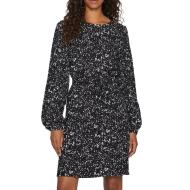Robe Noir/Blanc Femme Vila Peffi pas cher