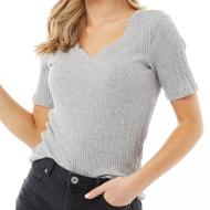 T-shirt Gris Femme Brave Soul Amy