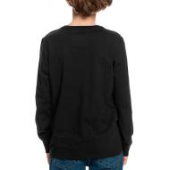 T-shirt Manches Longue Noir Garçon Quiksilver Omni lockup vue 2
