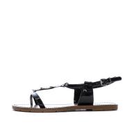 Sandales Noires Femme Chattawak PIPA pas cher
