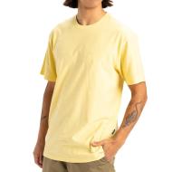 T-Shirt Jaune Homme Quiksilver Slub roundneck