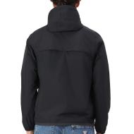 Schwarze Windjacke für Damen und Herren von K-WAY „Le vrai 4.0 Claude“ Ansicht 2