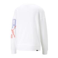 Sweat Blanc Homme Puma Classics vue 2