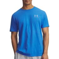 T-shirt Bleu Clair Homme Under Armour Left Chest pas cher