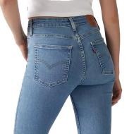 Jean 721 Bleu Femme Levi's High Rise Skinny Light vue 3
