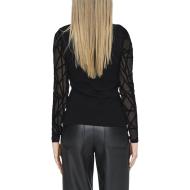 T-Shirt Manches Longues Noir Femme Only Colette vue 2