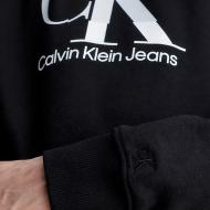 Sweat Noir Homme Calvin Klein Jeans Disrupted vue 3