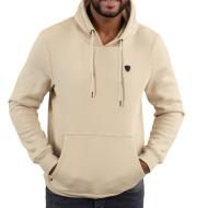 Sweat à Capuche Beige Homme Redskins Makit Poster