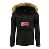 Parka Noir Garçon Geographical Norway Barbier pas cher