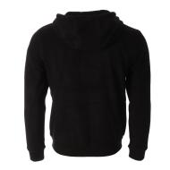 Sweat Zippé Noir Homme Schott Hood vue 2