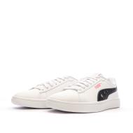Baskets Blanc/Noir Fille Puma Smash 3.0 Dance Party vue 6