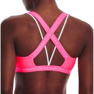 Brassière Rose Femme Under Armour Crossback Low vue 2