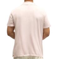 Camisa rosa claro para hombre de Paname Brothers, de lino Ficelle ver 2