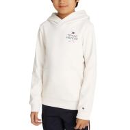 Sweat Blanc Garçon Tommy Hilfiger Puff pas cher