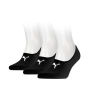 x3 Paires de Chaussettes Noires Mixte Puma Footie pas cher