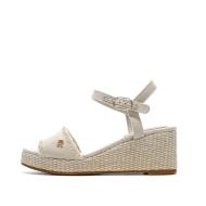Sandales à Talons Beige Femme Tommy Hilfiger Wedgeee pas cher
