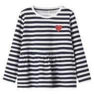 Girls' white/navy blouse Name it Fliona affordable