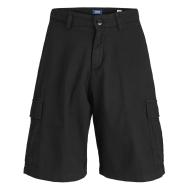 Short Cargo Noir Garçon Jack & Jones X Fctry vue 3