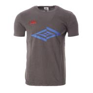 T-shirt Gris/Bleu Homme Umbro Mid pas cher