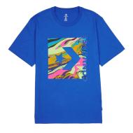 T-shirt Bleu Homme Converse Suminagashi pas cher