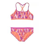 Maillot de bain 2 pieces Rose Fille Nike T-crossback Bikini S pas cher