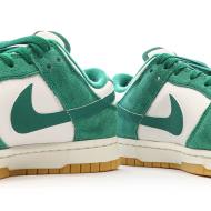 Baskets Blanches/Vertes Homme Nike Dunk Low vue 7
