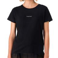 T-shirt Noir Femme Teddy Smith Ribelle pas cher