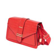 Sac Bandoulière Rouge Femme Manoukian Romeo vue 3