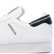 Baskets Blanches Femme Adidas Superstar J vue 7