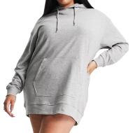 Robe Sweat Grise Femme Brave Soul Raku pas cher