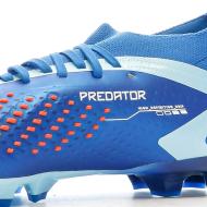 Chaussures de foot Bleues Homme Adidas Predator Accuracy.2 MG vue 7