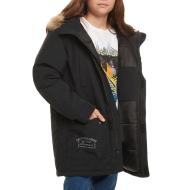 Parka Noir Garçon Quiksilver Gum Heavy pas cher