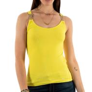 Débardeur Jaune Femme Morgan Dua