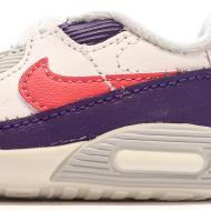 Baskets Blanches/Violet Garçon Nike Max 90 vue 7