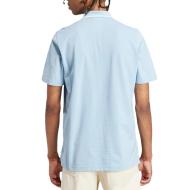 Polo Bleu Homme Adidas IJ6108 vue 2