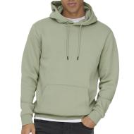 Sweat à Capuche Vert Moyen Homme Only & Sons Ceres
