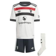 Manchester United Ensemble Blanc/Gris/Rouge Garçon Adidas 24/25 vue 3
