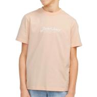 T-shirt Orange Garçon Jack & Jones Beau