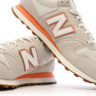 Baskets Beiges/Oranges Femme New Balance 500 vue 7