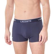 X3 Boxers Marine/Rouge Homme Lacoste Court vue 2