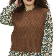 Pull Marron Femme Only Macadamia