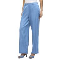 Pantalon fluide Bleu Femme Vila Vibista pas cher