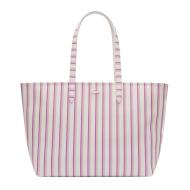 Lacoste Anna Women's Pink/White Reversible Tote Bag affordable