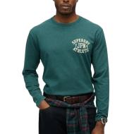 Pull Vert Homme Superdry Athletic pas cher
