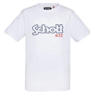 T-Shirt Blanc Garçon Schott VINTAGE