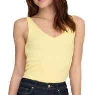 Débardeur en Maille Jaune Femme JDY Nanna 15180497