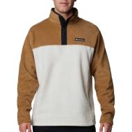 Polaire Beige/Marron Homme Columbia Steens Mountain Half pas cher