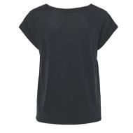 T-Shirt Noir Femme Pieces Kamala vue 2