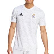 Real Madrid Maillot Prematch Blanc Homme Adidas 24/25 pas cher